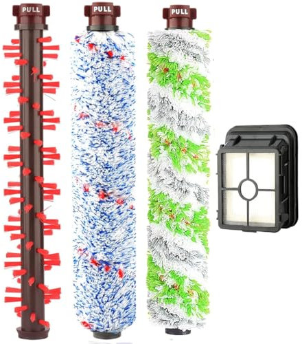 FIND A SPARE Replacement Parts for Bissell CrossWave 1X Multi-Surface Brush Roll 1868 + 1 Pack Vacuum Filter 1866 1x Rug Brush Roll for Bissell CrossWave Vacuum Cleaner