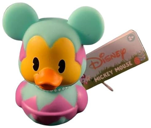 Just Play, Ostern Mickey Mouse Badeente Gummiente Badespielzeug 7.6 cm