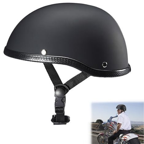 Casco Scodella,Casco a Mezza Calotta, per Scooter, Moto(XL)