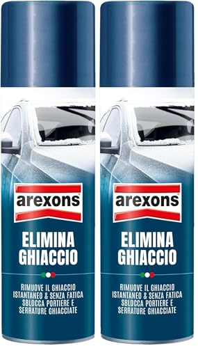 AREXONS 0190174 Bomboletta Spray De-Ice, Trasparente, 300 ml (Confezione da 2)