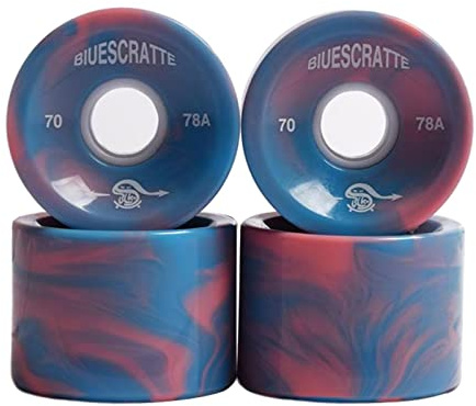 SunsoilGiant 4 Stück Skateboard Rollen PU Räder Longboard Mini Cruiser Reparaturzubehör mit Rutschfester Oberfläche für Kinder Jugendliche Sport