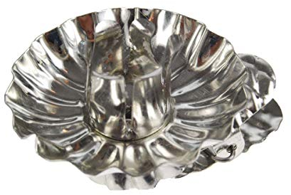 hdg 40er Set Baumkerzenhalter für Weihnachtsbaum - Kerzenhalter Silber in Zapfenform mit Clip - Made in Germany
