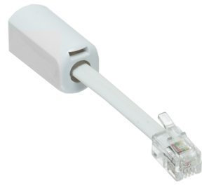 Network Trading® Telephone Detangler - Extended Rotating - White - Telephone Cord Untangler