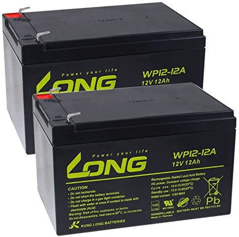 KungLong Ersatzakku für APC RBC6, 12V, Lead-Acid