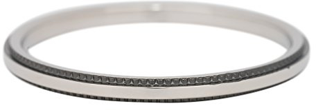 iXXXi Füllring DOUBLE GEAR silber schwarz - 2 mm