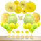 Zitrone Partydekorationen Limonade Luftballons Papierstrohe Cake Topper hängen Papier Fans für Sommer Geburtstag Party Baby Shower