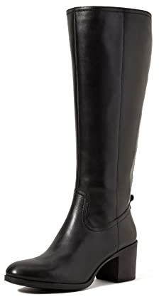 Geox D New Asheel D, Stivali Donna, Nero (Black C9999), 37 EU