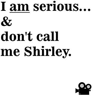 Artery8 Surely Don't Call Me Shirley Rumack Airplane Comedy Movie Large Wall Art Poster Print Thick Paper 18X24 Inch Flugzeug Komödie Film Wand Poster drucken