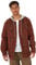 Wrangler Authentics Men's Long Sleeve Quilted Lined Flannel Shirt Jacket with Hood, Toffee, XXXL