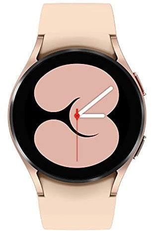 Samsung Galaxy Watch4 Bluetooth, 40 mm, or rose - Montre connectée intelligente, surveillance de la santé, bien-être, sport, IMC, ECG, batterie longue durée – Version FR