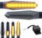 Area1 Motorrad LED Blinker e-geprüft Carbon-Look Lauflicht-Effekt 2 Stück/M8 + LED Relais für z.B. Duke SMC/R MT07 MT09 MT125 Z900 Z650 Z500 Z125 CMX CB Hornet SV650 GSXS R12 S1000 F750GS R1250GS