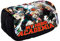 wopin Anime Federmäppchen, Mehrlagige Studenten Federmäppchen,Etui Stifte 2 Fach Große Kapazität Briefpapier Pouch mit 2 Reißverschlüssen für Mädchen Und Jungen