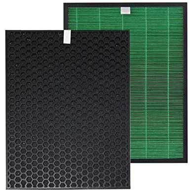 PUREBURG Ersatz-Filter-Set kompatibel mit Coway Airmega 150 Luftreiniger, AP-1019C, H13 HEPA Aktivkohlefilter