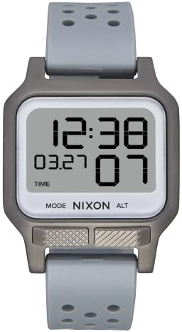 Nixon Unisex Digital Japanisches Automatikwerk Uhr mit Silikon Armband A1320-5106-00