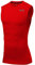 TCA Men's HyperFusion Compression Shirt Base Layer Workout Training Running Gym Compression Vest Under Shirt - Compression Vest Men, Compression Tops for Men, Compression Shirt Men - Team Red, L