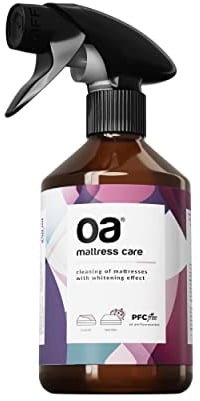 OA Nettoyant Matelas MATTRESS CARE (250 ml) I Nettoyeur Matelas - Élimine l'épiderme Exfolié I Désodorisant Textile - Elimine les Odeurs I Nettoyant Matelas Puissant I 1OO% sans PFC