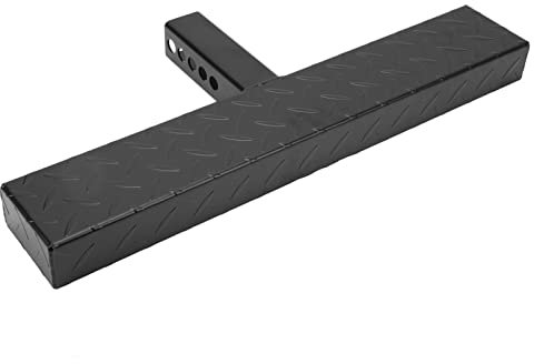 Fockety Marchepied D'attelage, capacité de Maximale de 100 Kg, Récepteur Antidérapant de 5,1 Cm, Garde-Chocs de Remorquage en Fer Solide pour Voitures, SUV, Camions,