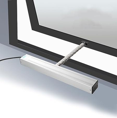 Aocet Ouvre-fenêtre à Chaîne Electrique avec Télécommande et Interrupteur pour Ouverture/Fermeture Automatiques de Fenêtres à Battants, de Lucarnes et d'aérations de Toit (Taille : 300mm)