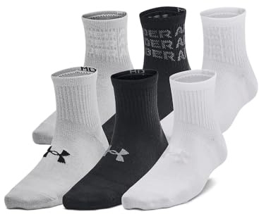 Under Armour Essentielle Quarter-Socken für Kinder, 6er-Pack