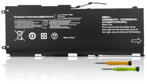 K KYUER 80WH AA-PBZN8NP Laptop Akku für Samsung Chronos Series 7 700Z7C 700Z5C 700Z5A 770Z7E 700Z5B 700Z5AH 700Z5CH 700Z7CH NP700 NP700Z7C NP700Z5C NP700Z5A NP700Z5AH NP700Z5CH NP770Z7E NP700Z5B