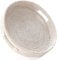 HITOMEN Bandeja Redonda de Mimbre Tejida a Mano de 11.8 Pulgadas, bandejas Decorativas de Mimbre con Asas para Mesa de café (Lavado Blanco-M)