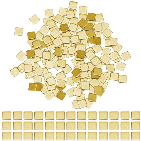 Goldene Lötchips 150 Stück 2x2 MM für Schmuckherstellung und Reparaturen