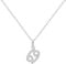 Amberta Women's 925 Sterling Silver Zodiac Necklace with Cubic Zirconia: Silver Cancer Necklace