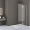 Duschabtrennung Walk in 75x185cm Duschwand Faltbar Walk-in Duschabtrennung Walk in Dusche Falttür 6mm ESG Glas (75x185cm/Falttür Duschwand)