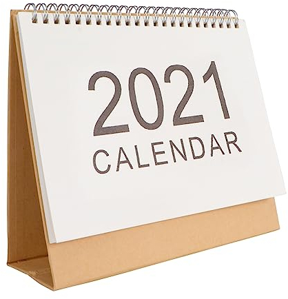 AWAYDD 2021 Tischkalender Kalender Bürokalender für den Schreibtisch Tisch-Monatskalender für Freunde Desktop-Monatskalender Desktop-Standkalender Desktop-Planungskalender vertikal charitable