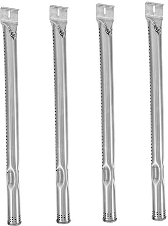 CAXUSD 4stücke Gasgrill-brennerrohre Ersatz Edelstahl Für Heim Outdoor Grill Zubehör