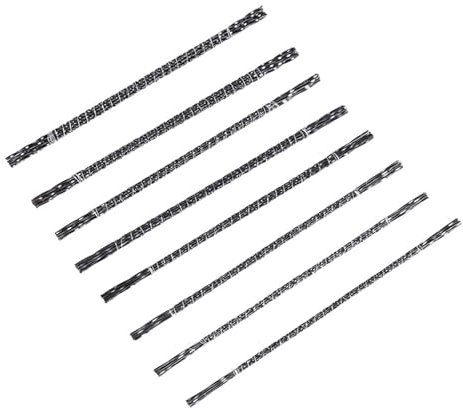 Efficace set di lame for a filo diamantato, 8 lame for seghetto alternativo for taglio legno in metallo for tagli efficienti e puliti