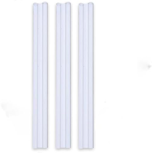 YeaHapiday 3 Pack Under Door Draft Stopper 37in/96cm Double Under Door Draught Excluder Energy-Saving Easy Installation for Reduce Noise Draught Dust(White)