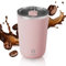 kailisi Automatic Magnetic Stirring Coffee Mug, 2025 Neuestes Elektrische Rühren magnetische 350 ml Kaffeetasse, USB Wiederaufladbar Selbstrührende Waschbar Kaffeetasse mit Deckel (Rosa)