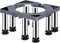 XAoSCd Base De Soporte para Lavadora Base Multifuncional para Lavadora Base De Soporte Ajustable para Secadora Y Refrigerador Largo/Ancho 40-65 Cm Contenedor Exterior para Plan,8legs-29-32cm