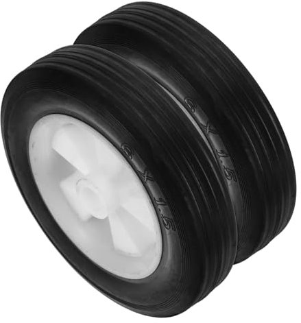 KONTONTY 2 Stück Ersatzräder Für Rasenmäher 6 Zoll Vollgummiräder Für Rasentraktoren Für Die Mähradmontage