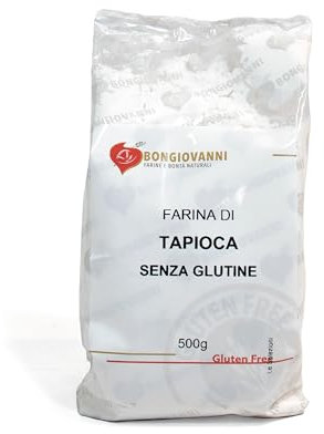 Bongiovanni Bontà Naturali Harina de tapioca (almidón) 350 g sin gluten