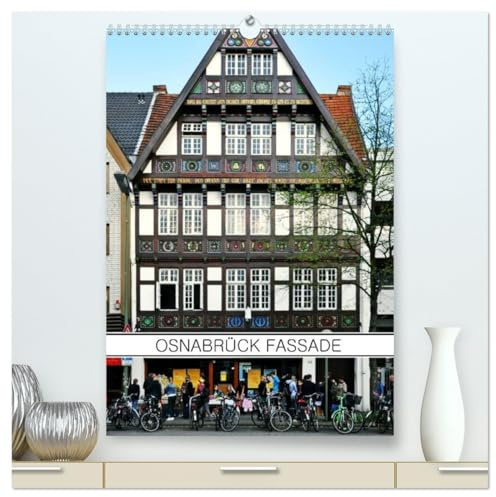 Osnabrück Fassade (hochwertiger Premium Wandkalender 2026 DIN A2 hoch), Kunstdruck in Hochglanz: Historische Architektur aus Osnabrück/Niedersachsen (CALVENDO Orte)