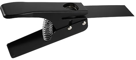 BESPORTBLE Gitarrenschneider Stanze aus Robustem Eisen Tragbarer Selbstgemacht Plektrumstanzer mit Rutschfestem Silikonpad Werkzeug für Gitarrenbau und Plektrenherstellung