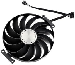 ZCDYGHU Ventilateur de Remplacement pour Carte Graphique ASUS Rog Strix RTX 3060 3070 3080 Ti 3090 (95 mm) CF1010U12D pour Jeu RX 6700(B Fan)