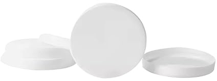 Lot de 24 Capsule Pot De Yaourt La Laitière- Blanche-diamètre 56 mm-FABRICATION FRANCAISE (24)