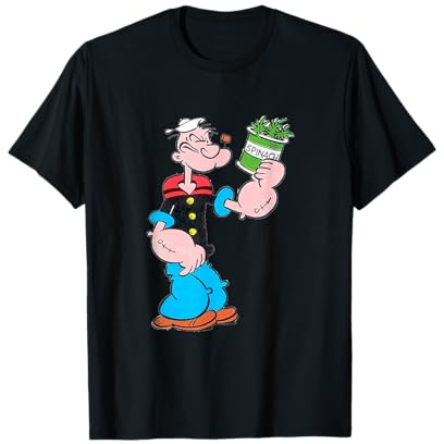 Popeye der Matrosenmann Spinat – Retro 1929 Cartoon Kunst T-Shirt