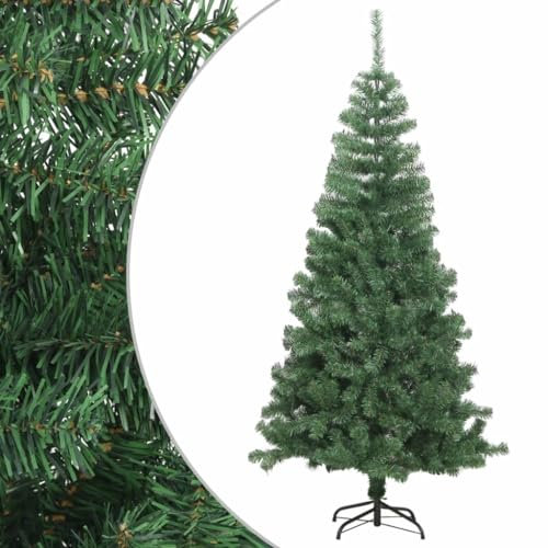 vidaXL Albero di Natale Artificiale 240cm con Supporto Acciaio Abete Natalizio
