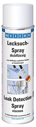 WEICON Lecksuch-Spray dickflüssig |400 ml | leichtes Auffinden von Undichtigkeiten an Druckleitungen | schaumbildend | für senkrechte Stellen