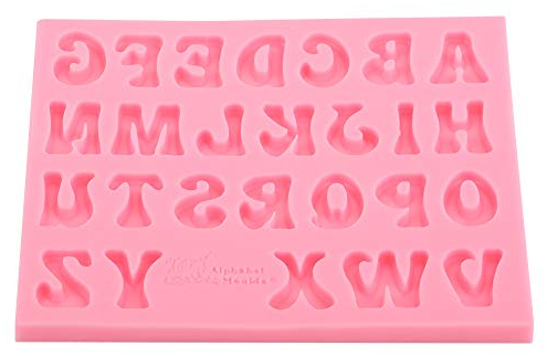 Molde De Silicona Para Caramelos 3D Molde Para Hornear Tartas De Chocolate Con 26 Letras