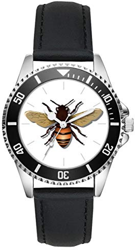 KIESENBERG Geschenk für Biene Imker Honigbienen Uhr L-6160