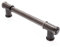 Möbelgriff Industrielook BA 160 mm Küchengriff dunkel gebürstet Griffe Vintage *1505