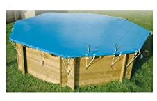 Ubbink Bâche de Protection Piscine Azura Ubbink 550 GR, Dimensions Azura 400 x 750 cm