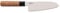 KAI Seki Magoroku Redwood Santoku Knife 17.0 cm blade length - 1K6 stainless carbon steel with 57 (±1) HRC - high-gloss polished blade - pakkawood redwood - handcrafted in Japan
