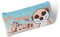Nici 44973 Mäppchen Erdmännchen 21x10cm, beige/türkis