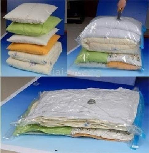 Hamble Medium Travel Vacuum Storage Bags for Clothes – 90x50cm - Pack of 6